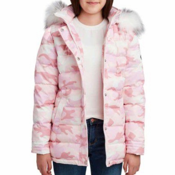 HFX GIRL PINK CAMO COAT SIZE M - Picture 1 of 7